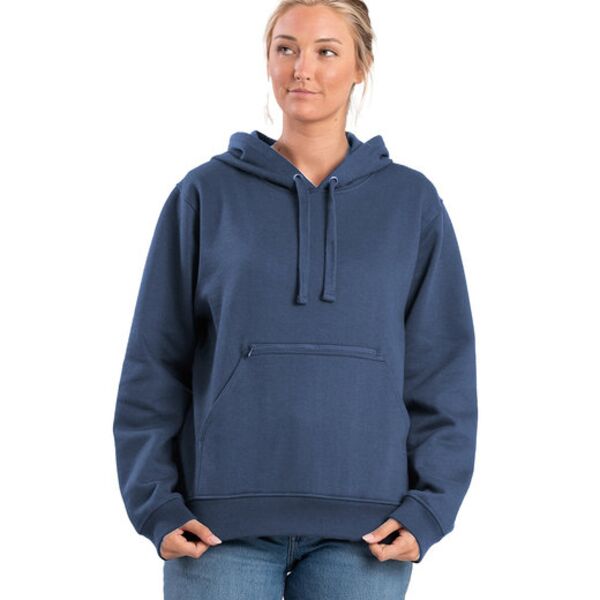 Ladies' Heritage Zippered Pocket Hooded Pullover Sweatshirt Thumbnail